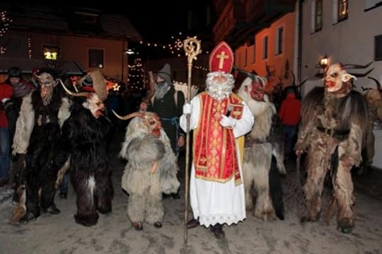 St. Nicholas and the Krampus procession in Salzburg (2010); photo by Charlotte Anne Brady.