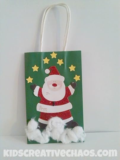 DIY Santa Gift Bag Decorations