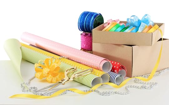 wrapping paper supplies