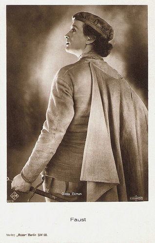 Gösta Ekman in Faust