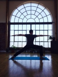 Man in silhouette