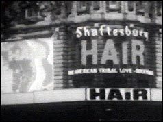 1968 and the musical Hair opens - BBC archive picture