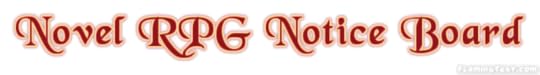 Logo Design by FlamingText.com NOVEL RPG