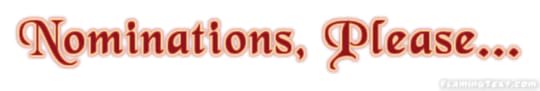 Logo Design by FlamingText.com NOMINATIONS