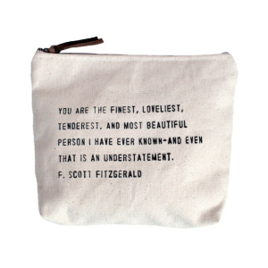 F. Scott Fitzgerald Quote Bag