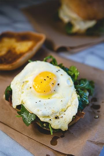 Dressed Arugula and Crisped Prosciutto Egg Sandwich recipe: Build a Better Breakfast Sandwich | FoodforMyFamily.com