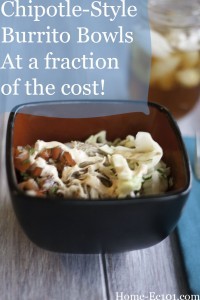 Chipotle Style Burrito Bowls