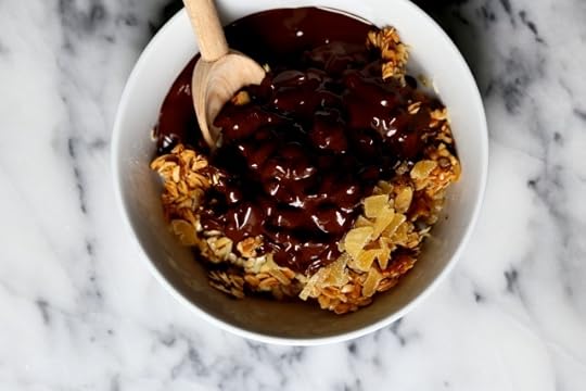 Chocolate Almond Ginger Bark