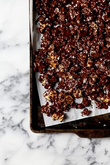 Chocolate Almond Ginger Bark