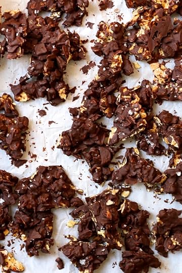 Chocolate Almond Ginger Bark