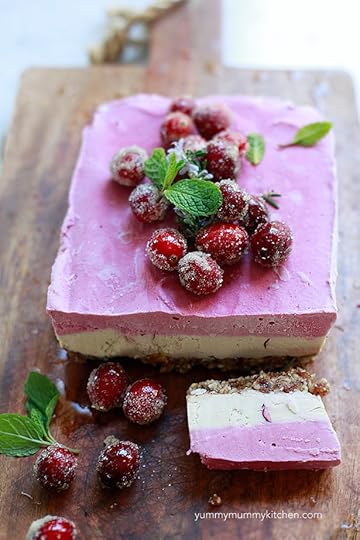 Cranberry Raw Vegan Slice