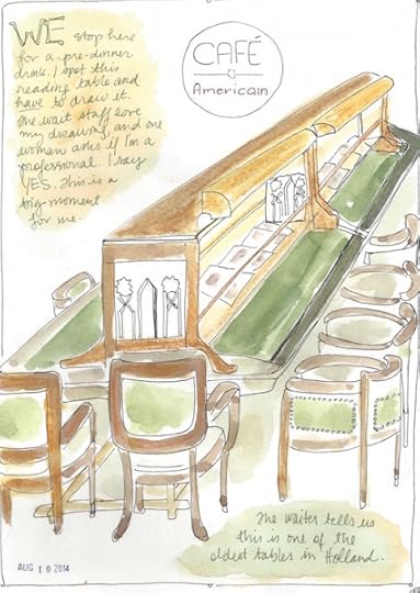 Cynthia Morris sketchbook Amsterdam urban sketcher