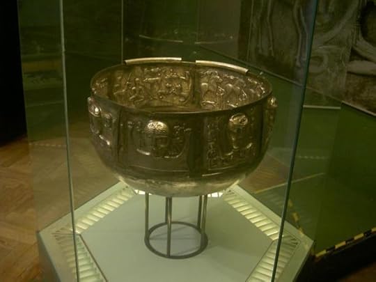 One of the primary ways of cooking meat among Vikings was to boil it in a stew called skause, perhaps in a cauldron this Gundestrup Cauldron from the National Museum of Denmark, Copenhagen.