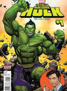 The Totally Awesome Hulk #1 cover - colors