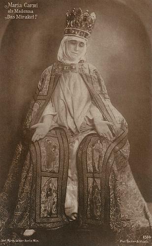 Maria Carmi in Das Mirakel