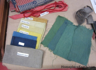 dyed linen