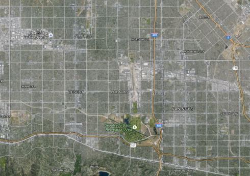 map-of-san-fernando-valley