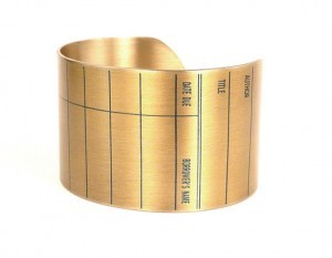 Library Due Date Bracelet