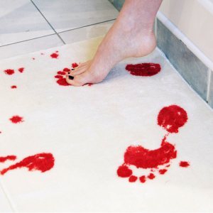 Blood Bath Mat for the thriller writer.