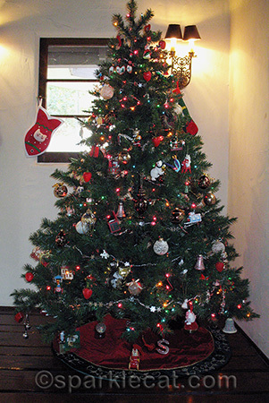 Christmas tree, decorated Christmas tree, Christmas 2007