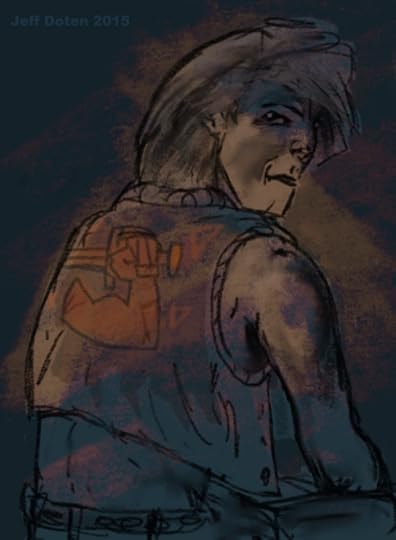 Thomas looks roughed up by reality skimming.