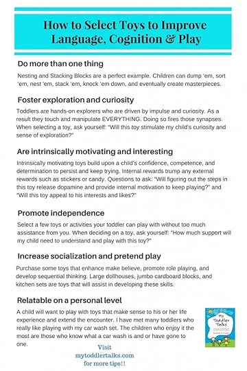Toys to Improve Language, Cognition, and Play