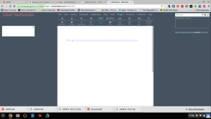 A blank template for screenplays on Writer Duet.