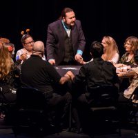 Magician Paul Draper prepares for a seance. Photo: Yau-Man Chan