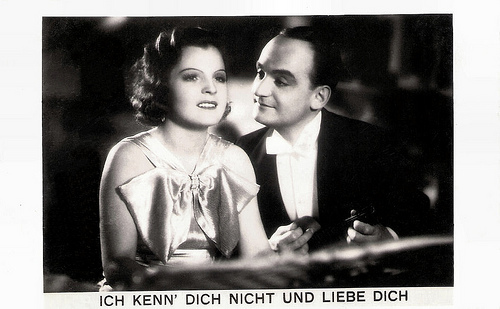 Magda Schneider and Willi Forst in Ich Kenn Dich Nicht Und Liebe Dich (1934)