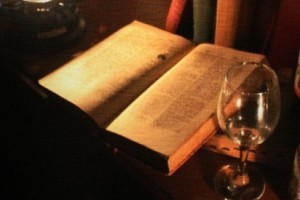 An open story book