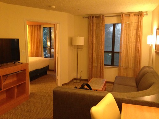 View upon walking in