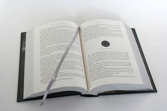 The entire book is two-tone, with a soft blue highlights for things like the Aons and chapter headings. 