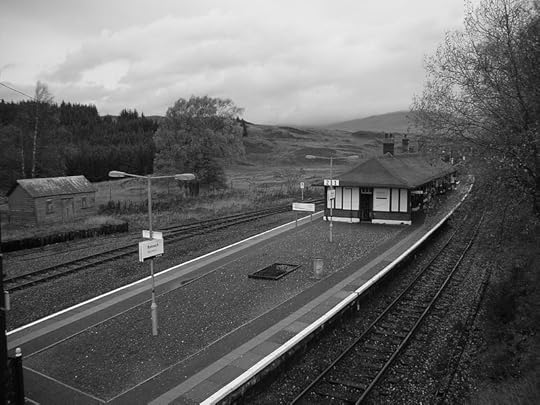 From the bridge (black and white)