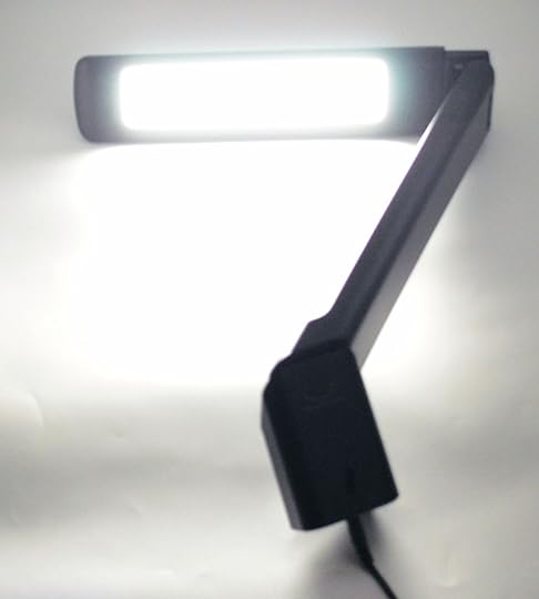 The lamp on.