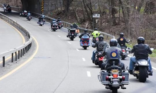 staggered riding formation photo