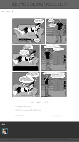 First page of ARE YOU BEING WATCHED? on Tumblr 