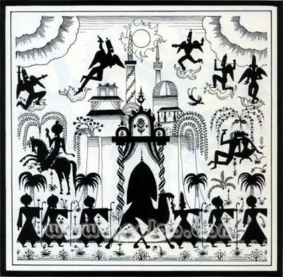 Drawing for The Arabian Nights by Kay Nielsen