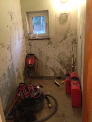 Så här såg det ut i morse.