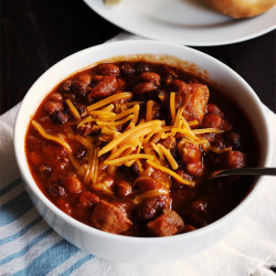 Spicy Pork Chili with Pumpkin