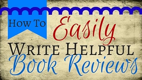 Blog title. How to quickly Easily Write Helpful book Reviews