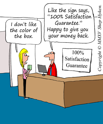 100 Percent Guarantee