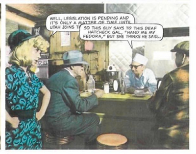 Panel from UNDERWEAR FOR THE DEAF, 1975 
