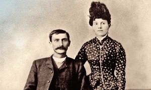 Garrett with Apolonaria, in 1880