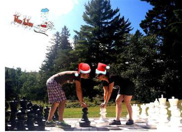 christmas card chess