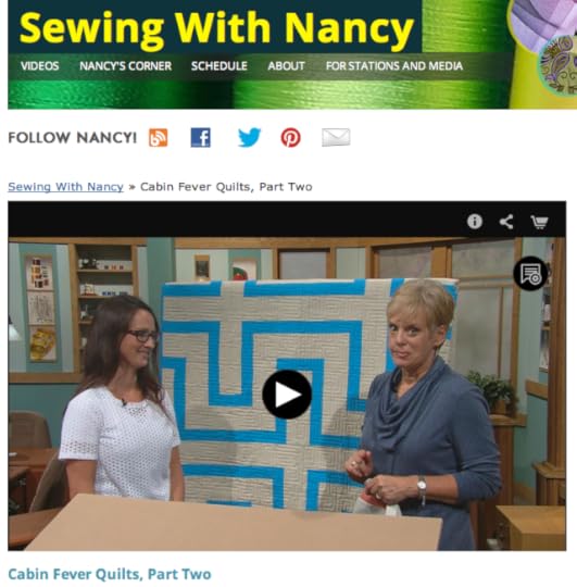 Cabin Fever Quilts Natalia Bonner and Sewing With Nancy Zieman