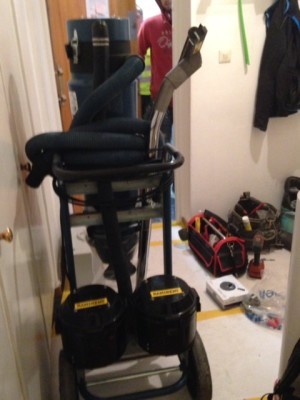 Maskin de kom med igår