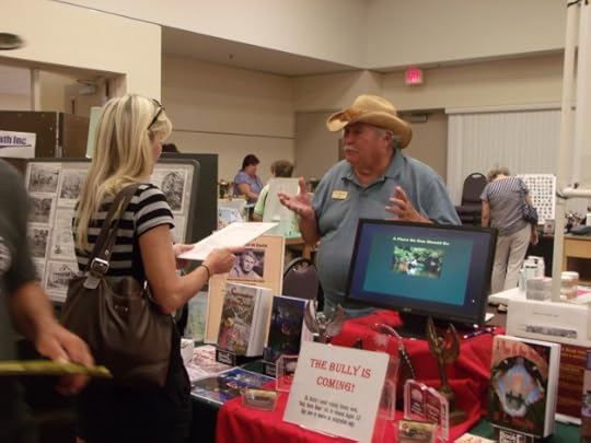 DL talking to one of his favorite people ... a reader 