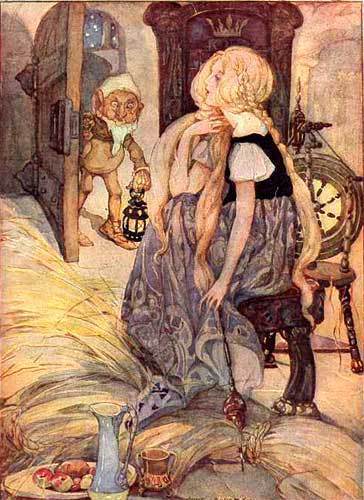 Illustration for Rumpelstiltskin by Anne Andersen