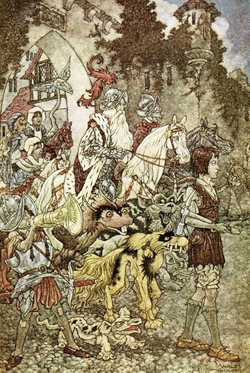 The Princess and Curdie illustrated by Charles Folkard