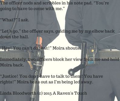 cop scene